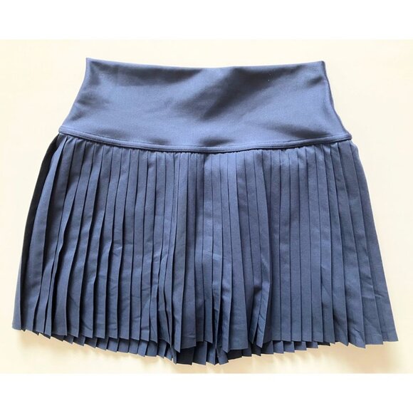 Alo Yoga Grand Slam Tennis Skirt Navy Size Small - Picture 3 of 6